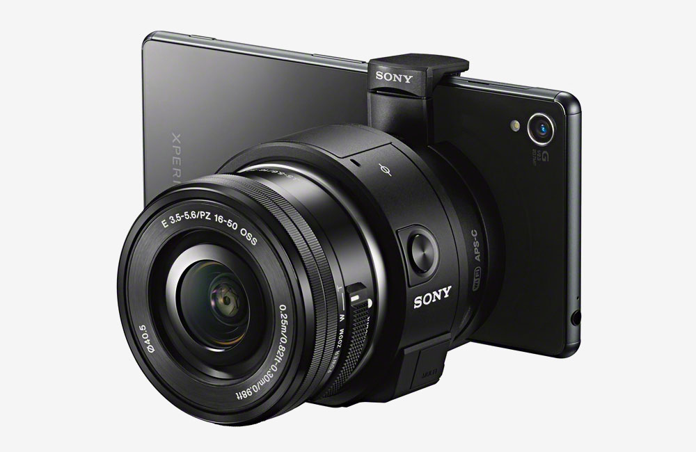 Sony-Kameramodul-QX1-APS-C-E-Mount-Wechselobjektiv-Smartphone-2