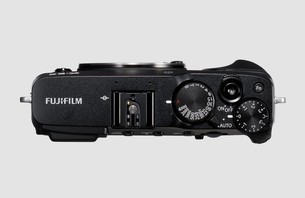 Fujifilm-X-E3-Spiegellose-Kompakt-Kamera-Retro-Design-Bluetooth-Touchscreen-Schwarz-Oben